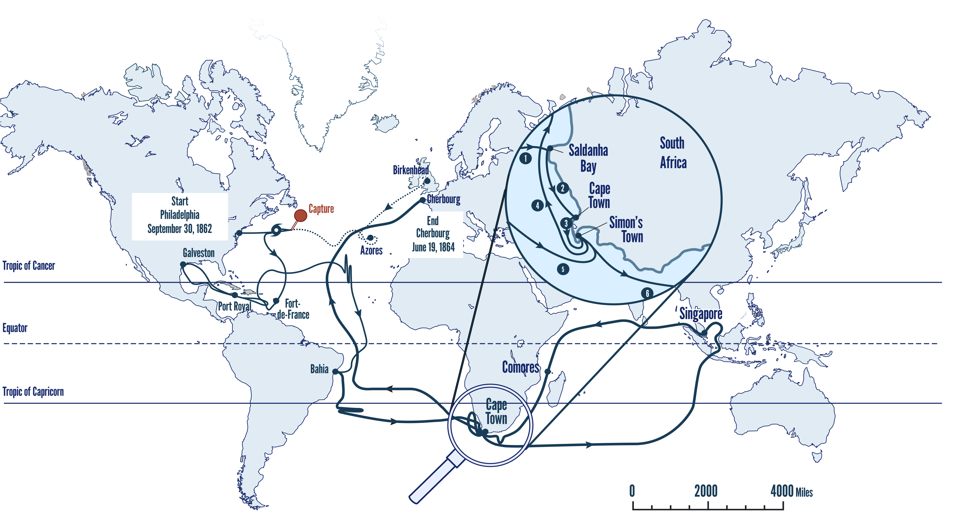 voyage map